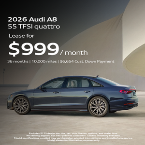 Lease an Audi A8 in Manhattan NYC 